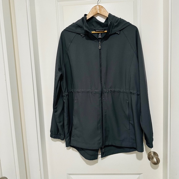 Kirkland Signature Dark Grey Ladies Anorak Jacket With Hood - Picture 1 of 10